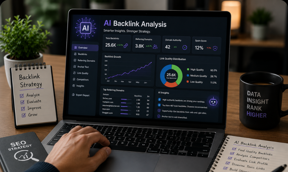 AI backlink analysis
